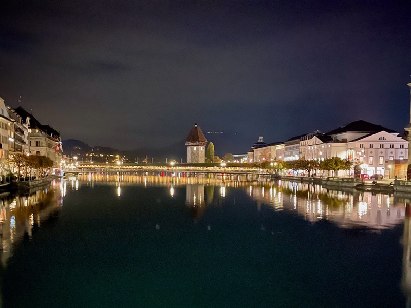 Luzern Reuss Altstadt