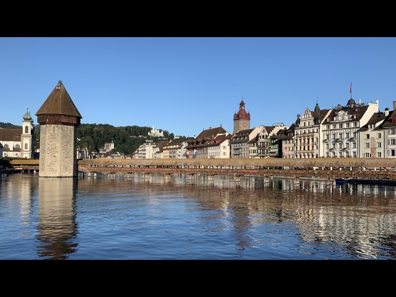 Luzern Kapellbrücke Wasserturm