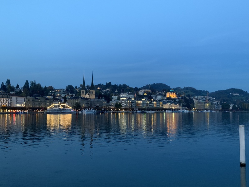 Luzern Schweizerhofquai Haldenstrasse Hofkirche