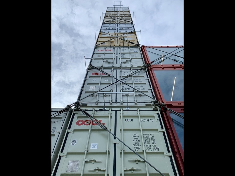 Zürich Kreis 5 FREITAG Flagship Store mit Aussichtsplattform