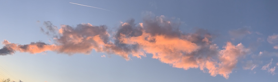 Baar Wolken im Abendrot